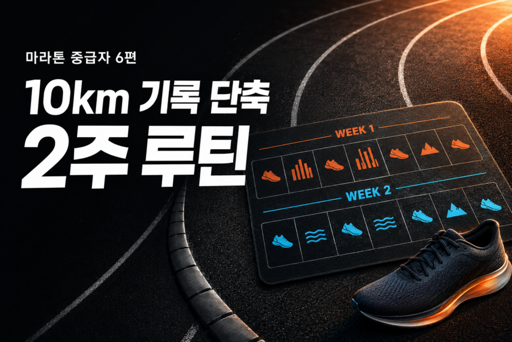 10km 기록 단축을 위한 인터벌과 템포런 2주 훈련 루틴