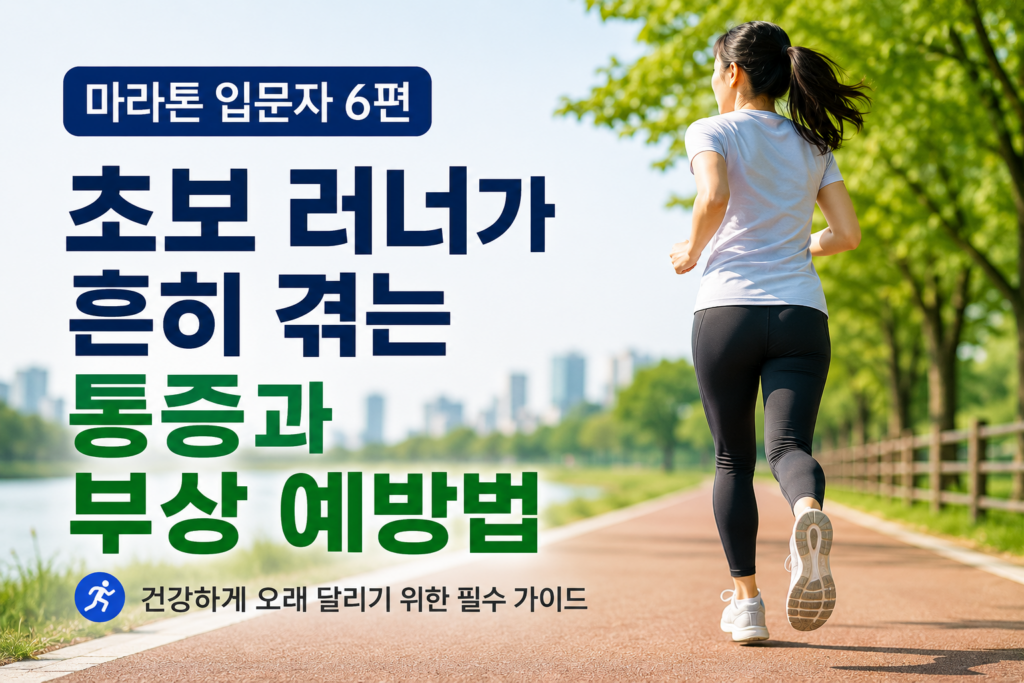 마라톤 입문자 6편|초보 러너가 흔히 겪는 통증과 부상 예방법 마라톤 입문자 6편