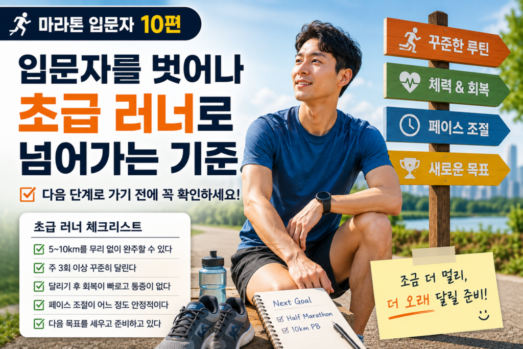 마라톤10편 입문에서 초급 러너로 가는길